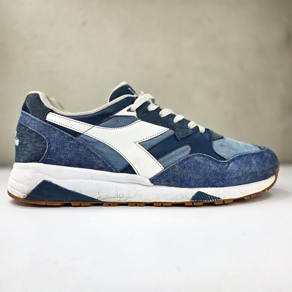 Diadora N9002 Blue Denim Suede Sneakers Men’s 10.5 C0304 - Picture 3 of 7